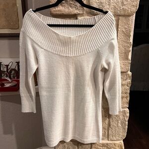 White house Black market off the shoulder sweater